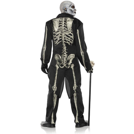 Bone Chillin Skeleton Costume adult_back