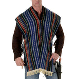 Men's Mexican Bandito Cowboy Serape- Multicolor