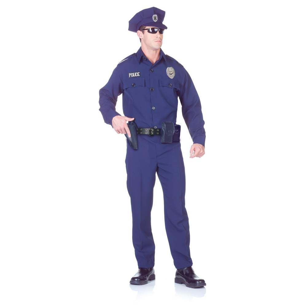 Police officer costume - One Size adult