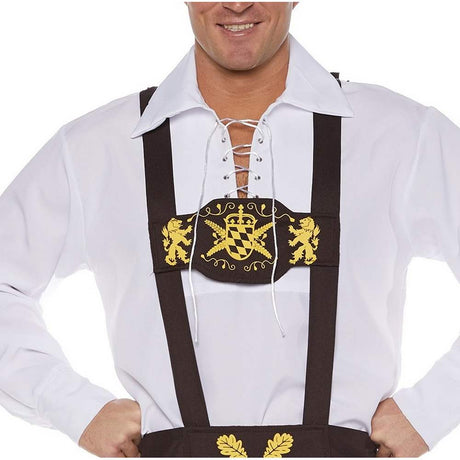 Oktoberfest Lederhosen Suspenders for men_zoom