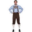 Deluxe Lederhosen Oktoberfest Adult Costume - Brown O.S