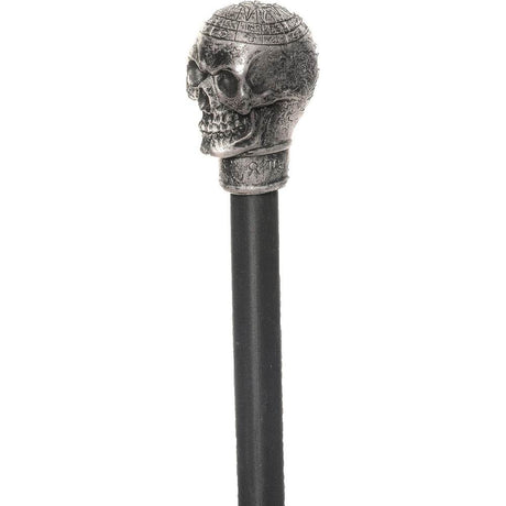 Skull Cane Accessory - Silver