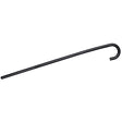 Collapsible black plastic Cane