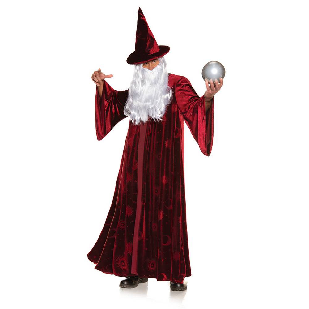 Sorcier Costume Magicien étoilé - adulte