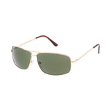 Metal Medium Rectangle Aviator Sunglasses