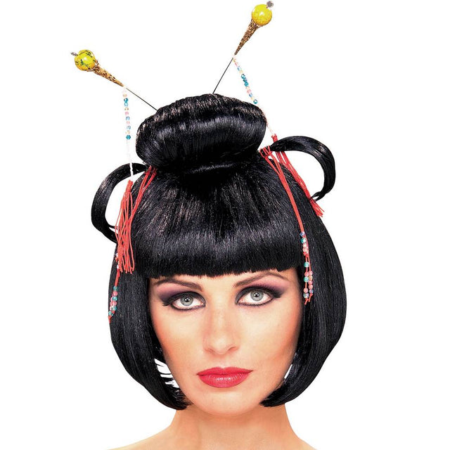 Asian Lady WIG- Black