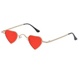 Women's Metal Small Heart Frame with Color Lens
