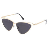 Unisex Sunglasses Metal Medium Triangular Frame