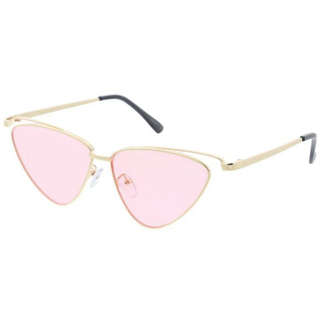 Unisex Sunglasses Metal Medium Triangular Frame