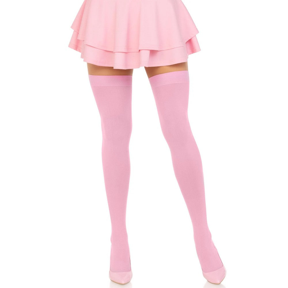 Opaque Thigh High- Over the Knee Stockings