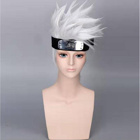 Short White Wig, Kakashi, Hatake Wig