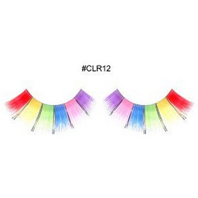 Rainbow Colorful Eyelashes,Clown