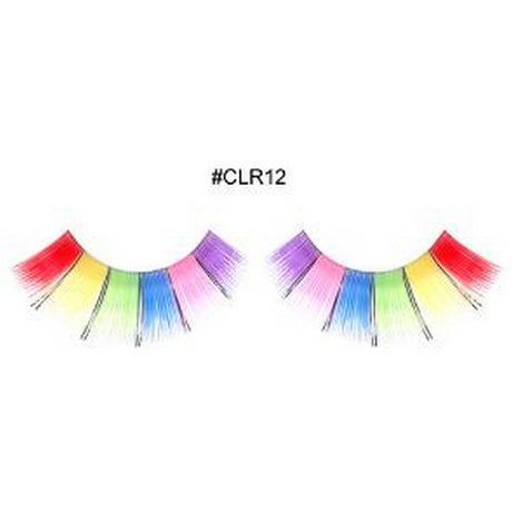 Rainbow Colorful Eyelashes,Clown