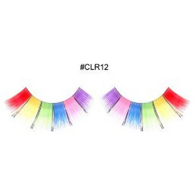 Rainbow Colorful Eyelashes,Clown