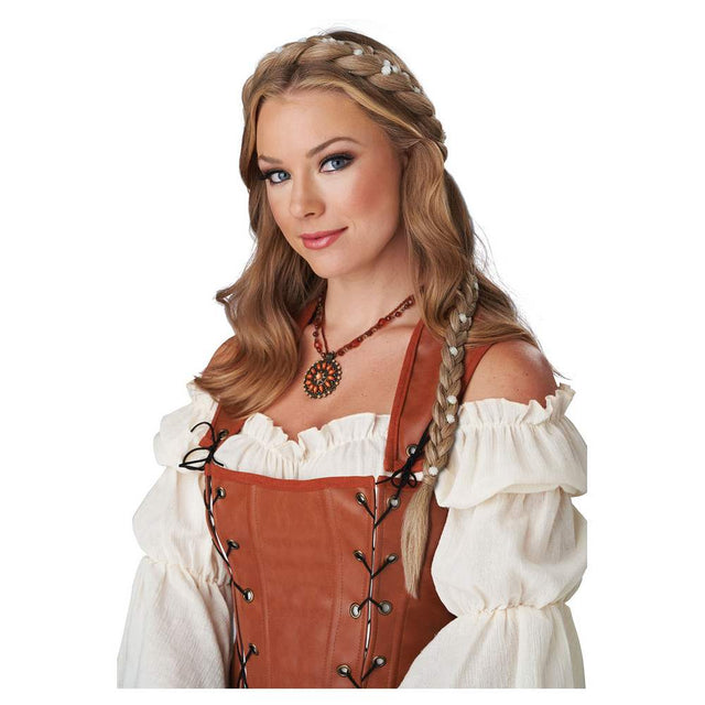Halo braids, Hair Ornament, medieval
