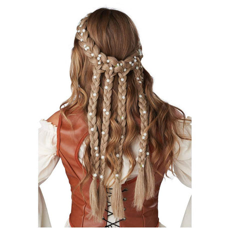 Halo braids, Hair Ornament, medieval