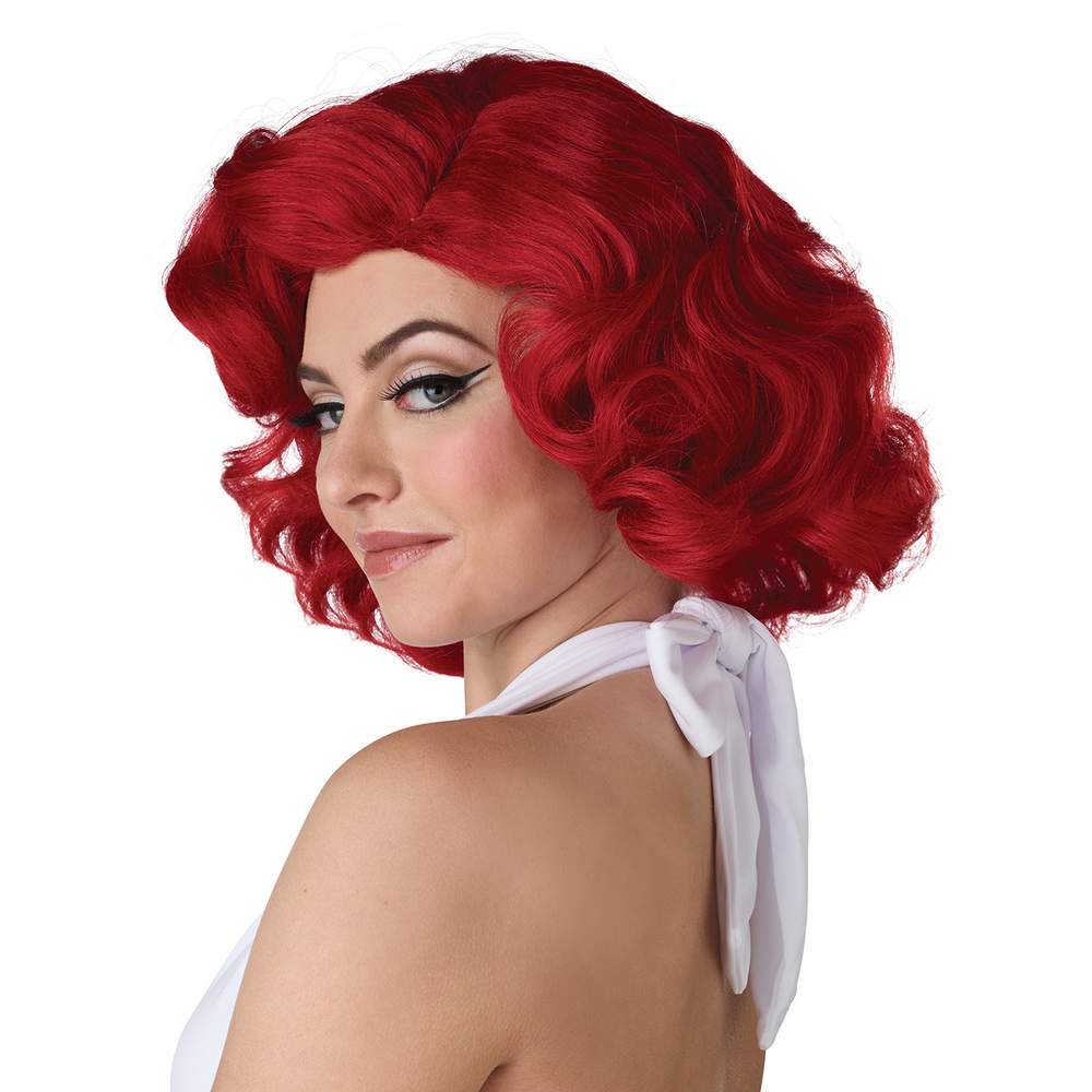 Hollywood Glamour Wig- Short Red hair