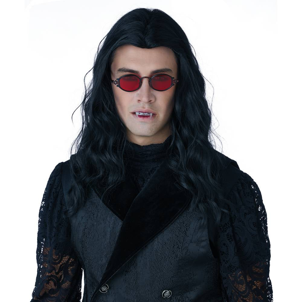 Men long wavy cosplay wig_ 7125-149
