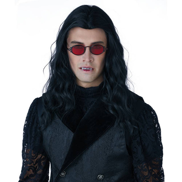 Men long wavy cosplay wig_ 7125-149