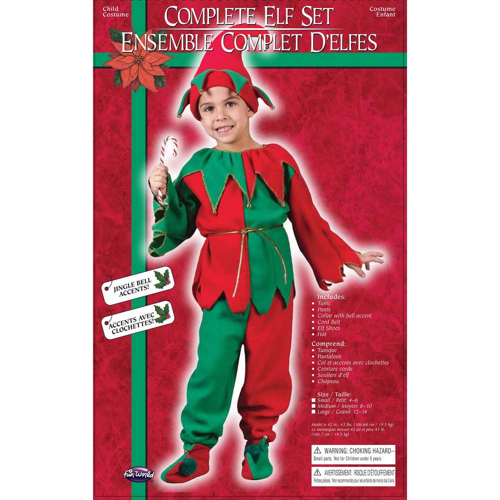 Child Elf Costume, Christmas