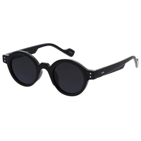 Lunettes de soleil rondes hipster en plastique - Assorties
