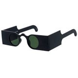 Unisex Plastic Small Rectangular Sunglasses - Assorted