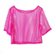 Fishnet T-shirt Adult - Pink