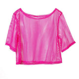 Fishnet T-shirt Adult - Pink