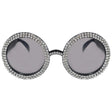 Oversized Crystal Sunglasses