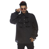 Ruffle front shirt