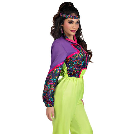 Rad 80s Tracksuit adult costume- side