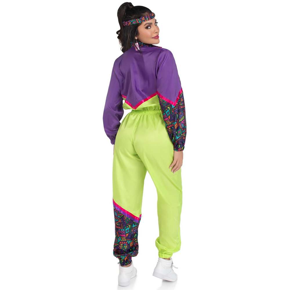 Rad 80s Tracksuit adult costume - back
