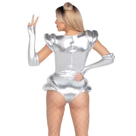 Cosmic Cutie silver costume - back
