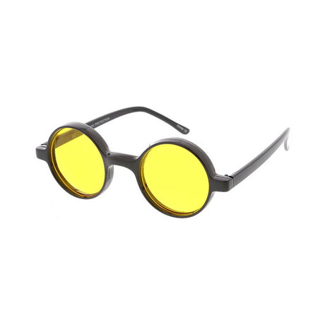 Unisex Plastic Small Round John Lennon Frame w/ Color Lens