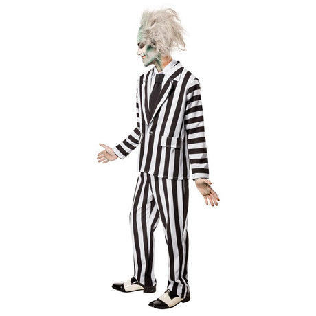 Deluxe BEETLEJUICE Costume side