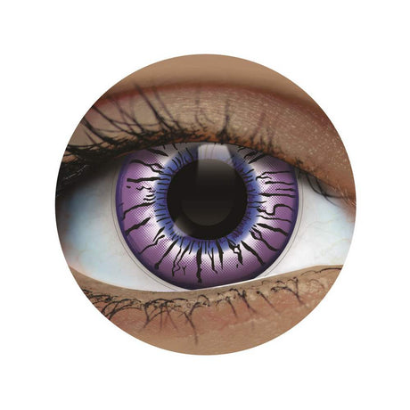 Beetlejuice Purple Contact Lenses