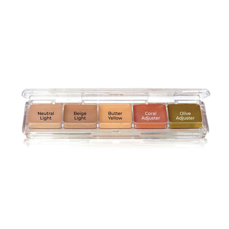Ben Nye Concealer Adjuster alcohol FX Palette with color names