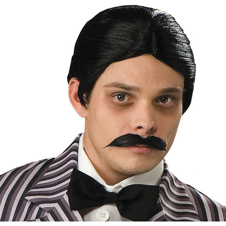 Short Men Wig -Black, Gomez Adams Family