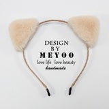 Plush Cat Ears  Fashion Hair Band