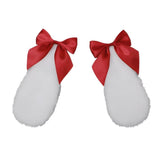 Lolita Bow Cartoon ears Hair Clip- red