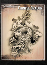 Tattoo Pro Chinese Dragon Stencil - 103