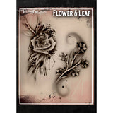 Tattoo Pro Flower & Leaf Stencil - 109
