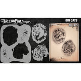 Tattoo Pro Big Cats Stencil - 133