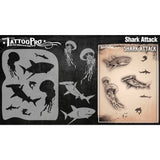 Tattoo Pro Shark Attack Stencil - 135