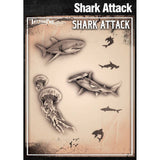 Tattoo Pro Shark Attack Stencil - 135