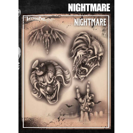 Tattoo Pro Nightmare Stencil - 172