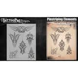 Tattoo Pro Pochoir Pinstriping Element 174