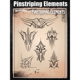 Tattoo Pro Pochoir Pinstriping Element 174