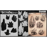 Tattoo Pro Crystals Stencil - 182