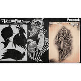 Tattoo Pro Peacock Stencil - 184
